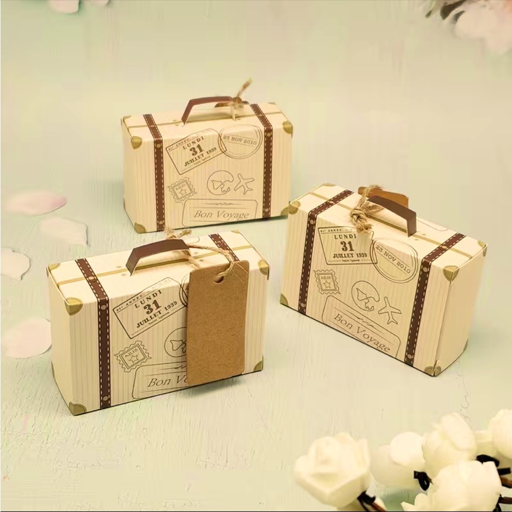 Set Of‎ 5pcs Mini Suitcase Gift Box - Perfect for Little Gifts For The Holidays